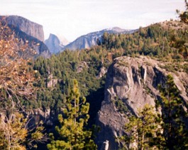 Yosemite-Halfdome-1 First glimpse of Yosemite - I was too moved.