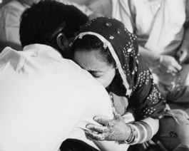 ChinkyAdit the bride and her brother moments after he tied the bangles on his sister's wrist. The embrace was spontaneous and I was lucky to capture it.