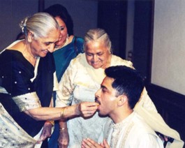 LAAunty-Ashish Grandma gives her blessing.