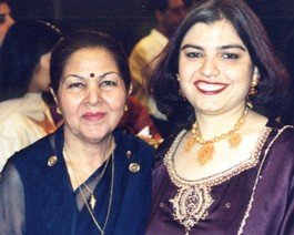 Mom-Sonu my Mom with cousin Sonu