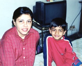 Namrata-Abhinav My sister and son Abhinav